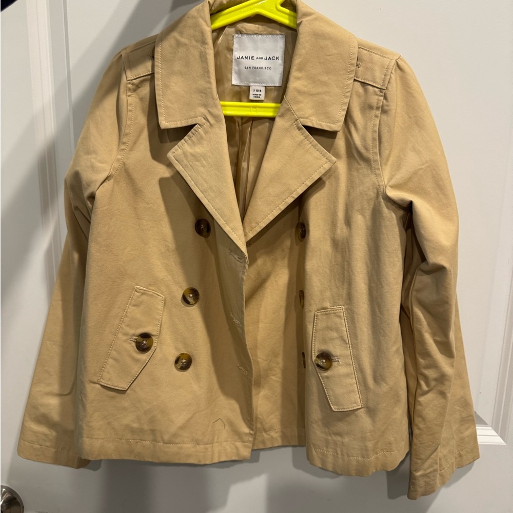 Janie and Jack Classic Tan Trench Coat